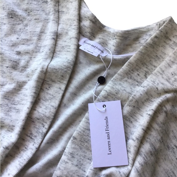 Lovers + Friends  - NWT Candace Maxi Cardigan in Heather Grey - Size XL - Picture 12 of 15